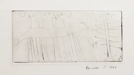 Gravura Tschirtner - Hase (Hare)