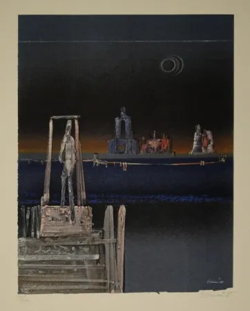 Litografia Tschumi - Untitled