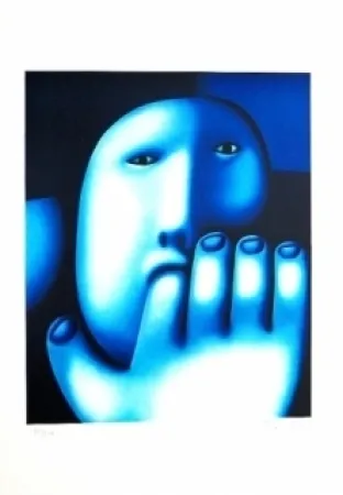 Serigrafia Tselkov - Sans titre