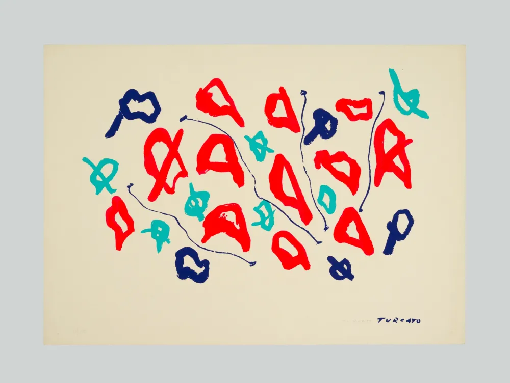Litografia Turcato - Composizione