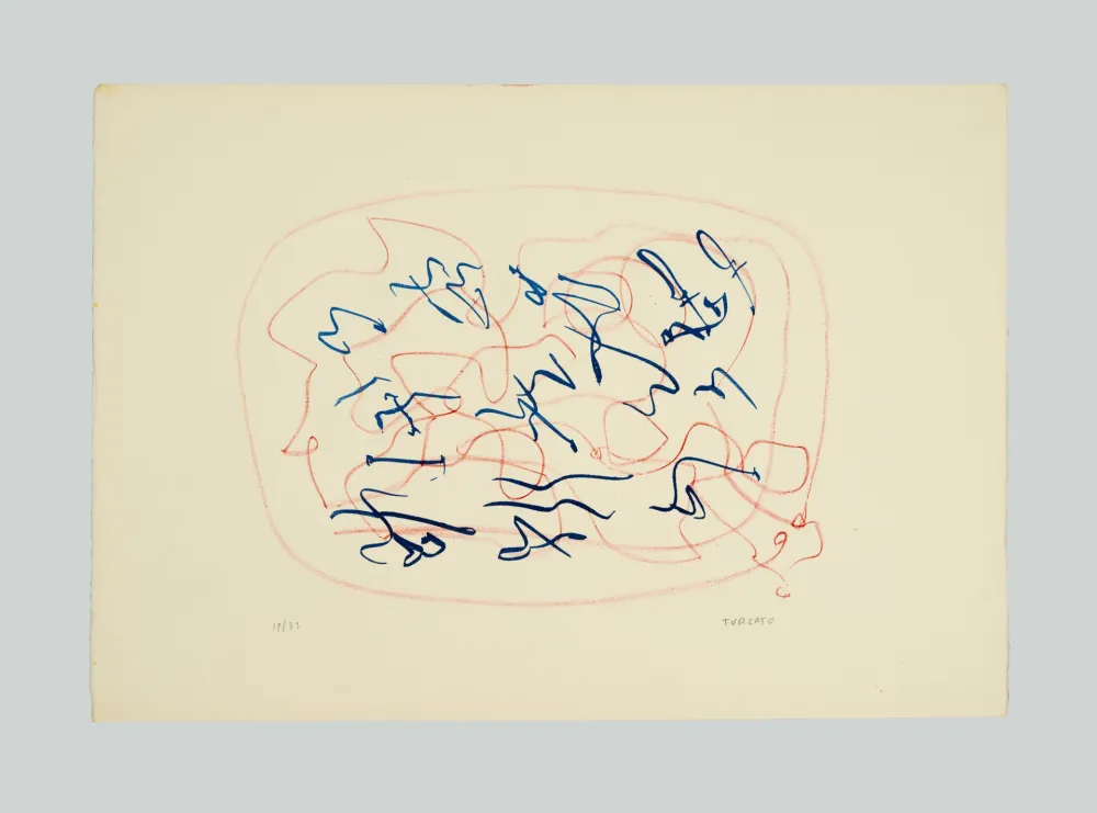Litografia Turcato - Composizione