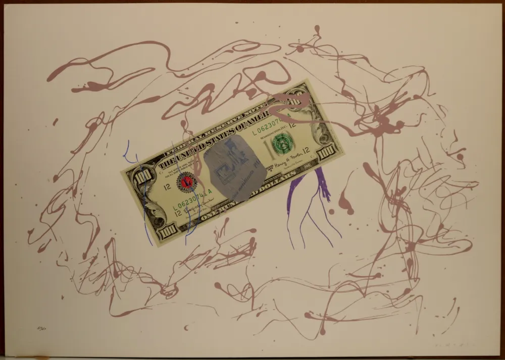 Litografia Turcato - Dollaro