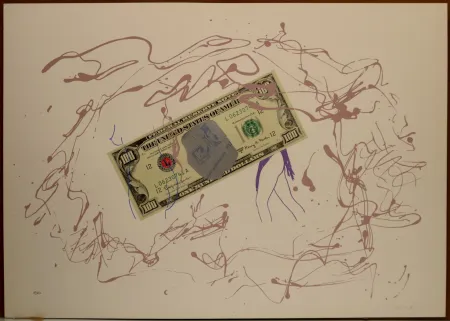 Litografia Turcato - Dollaro