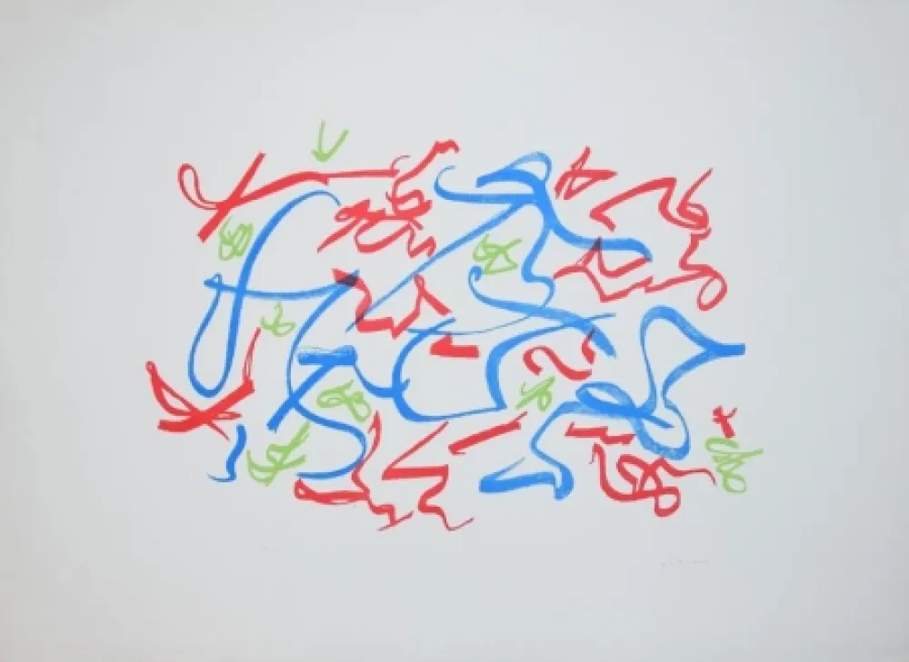 Litografia Turcato - Senza titolo