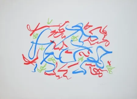 Litografia Turcato - Senza titolo