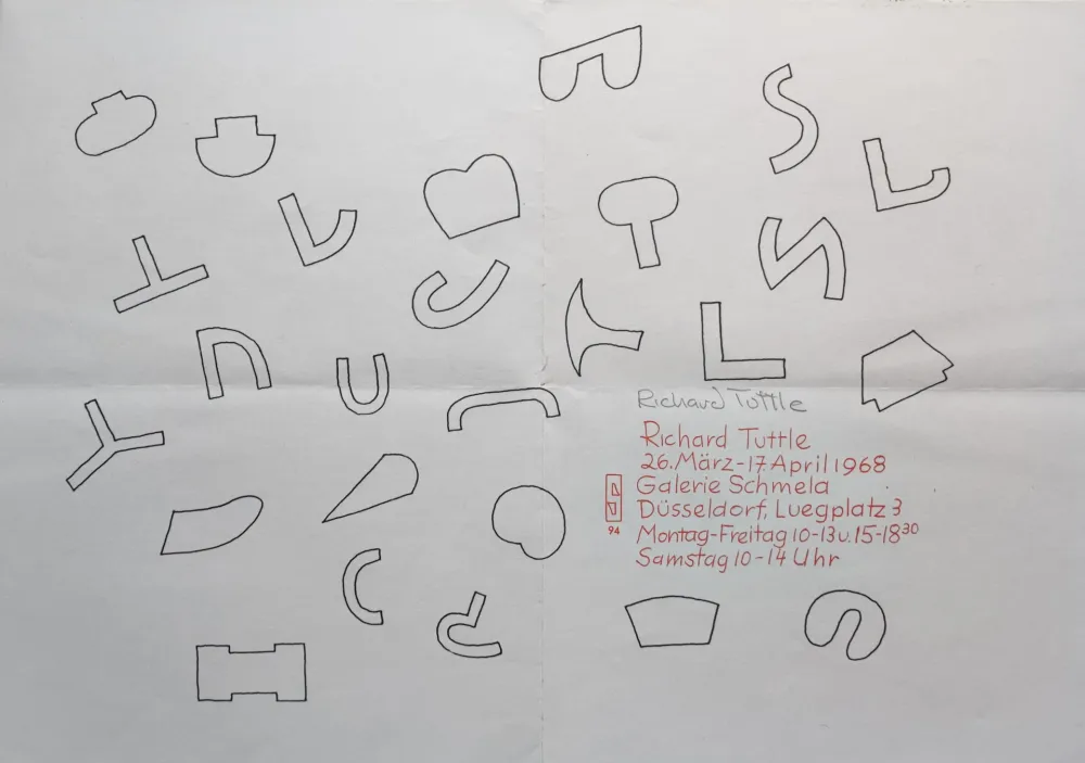 Serigrafia Tuttle - Cloth Pieces und Skulpturen, 1968.