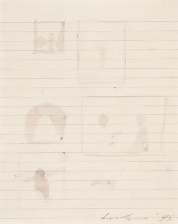 Monotipia Tuymans - Untitled 1995