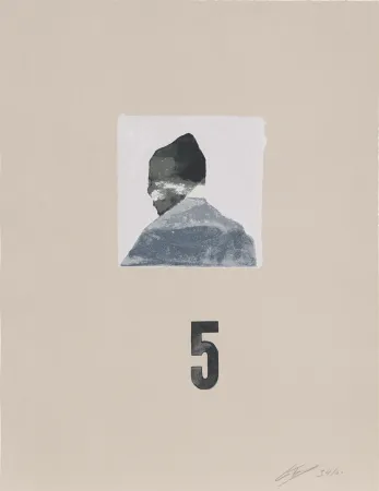 Serigrafia Tuymans - Zelfportret (1982)