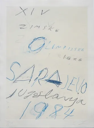 Litografia Twombly - Untitled