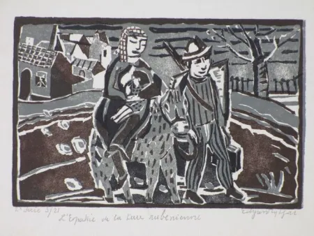 Sem Técnica Tytgat - L'expatrie de la terre rubenienne / Vlucht naar Egypte