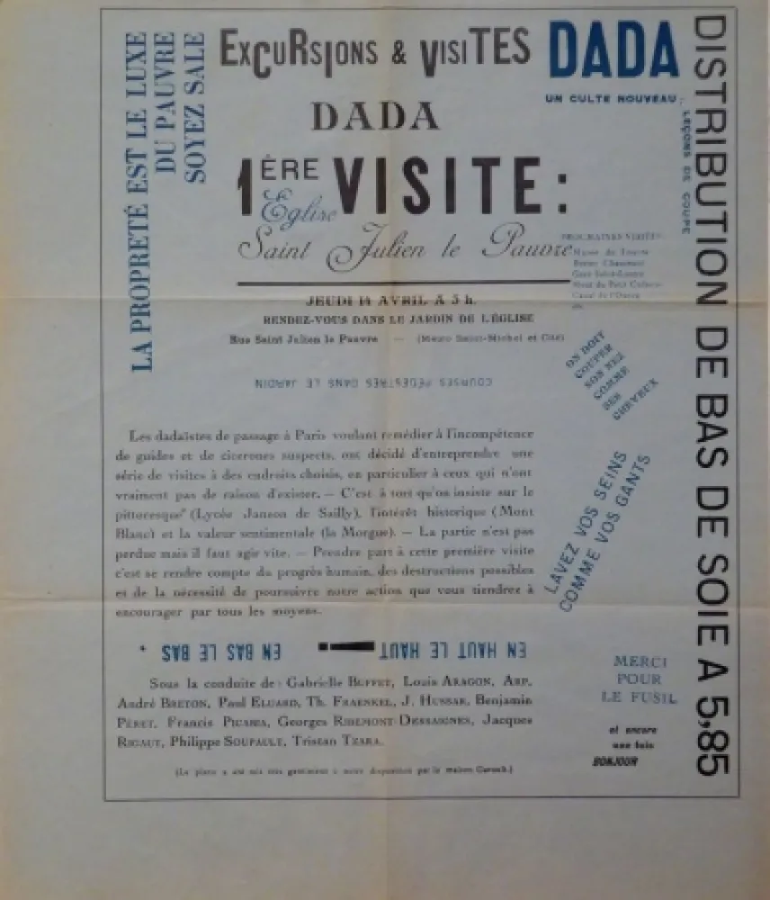 Sem Técnica Tzara - Excursions & visites Dada