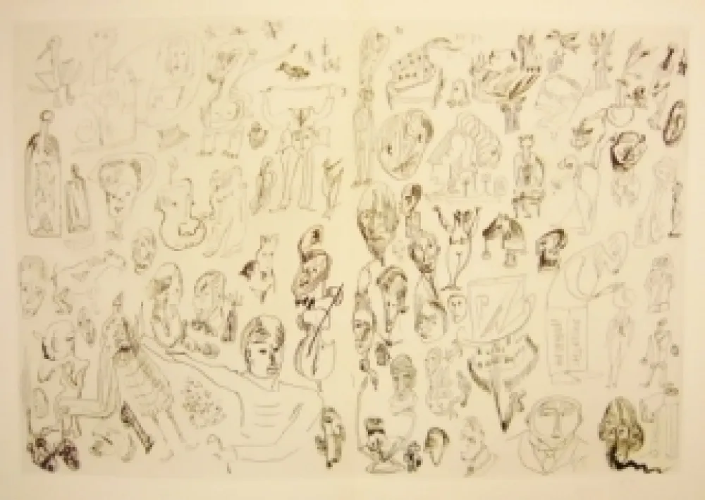 Gravura Tzara - Sans titre