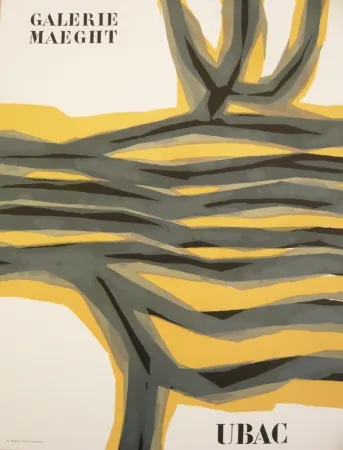Cartaz Ubac - Affiche exposition galerie Maeght