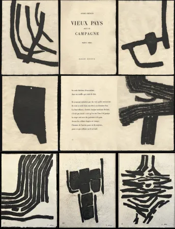 Livro Ilustrado Ubac - André Frénaud. VIEUX PAYS. Avec suite signée et gravures refusées (1967)