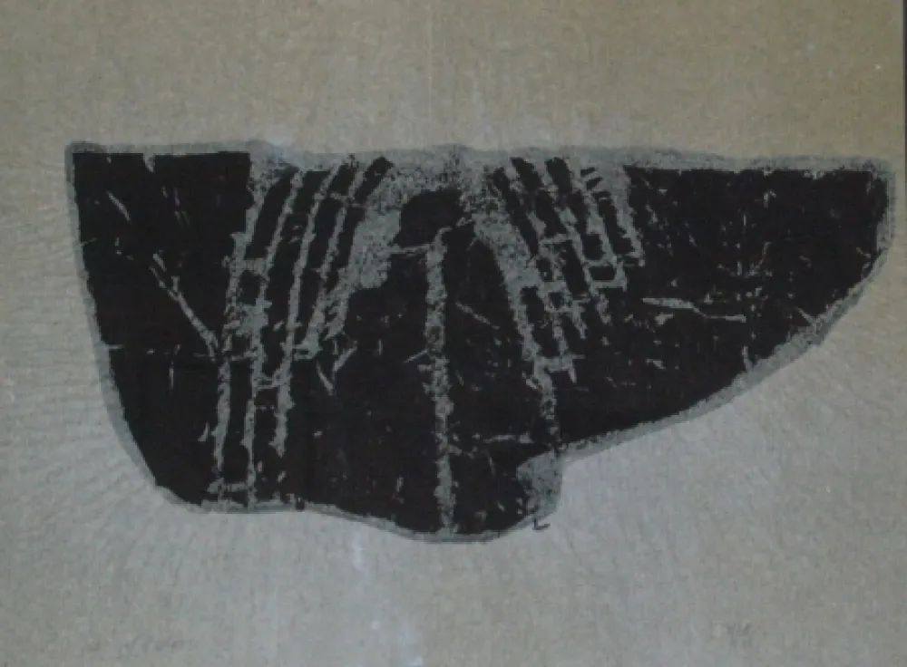 Monotipia Ubac - Empreinte d'ardoise