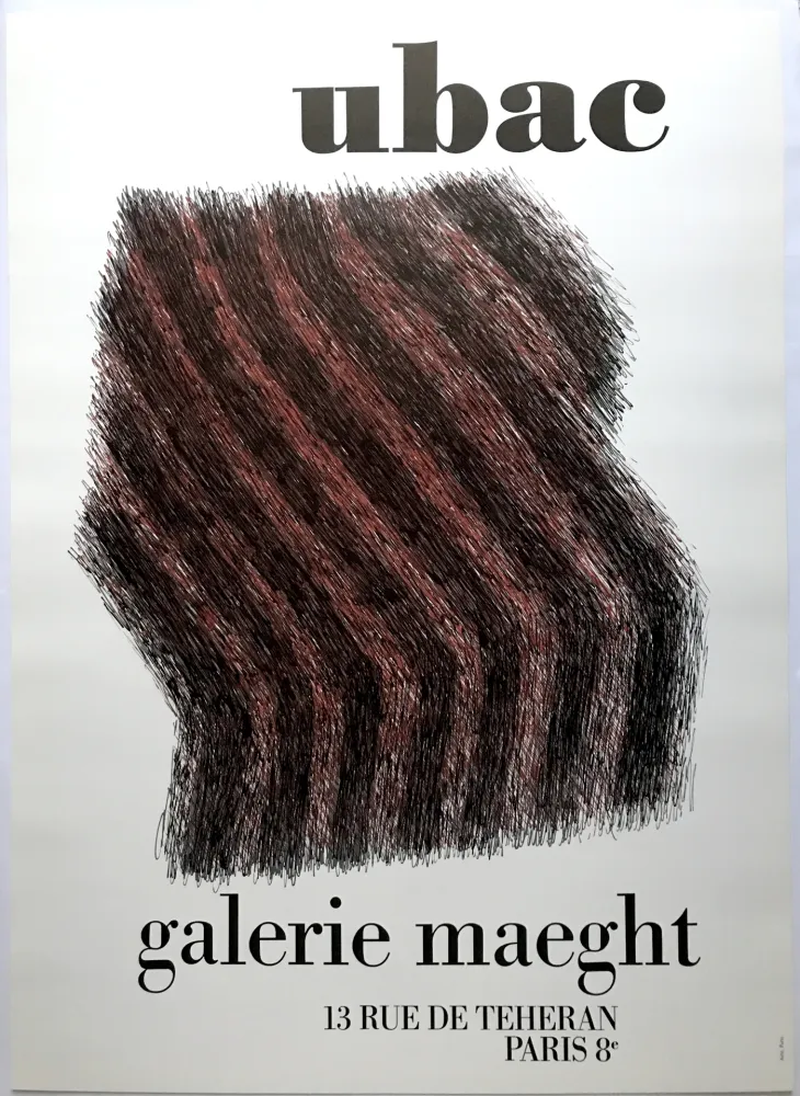 Cartaz Ubac - Galerie Maeght
