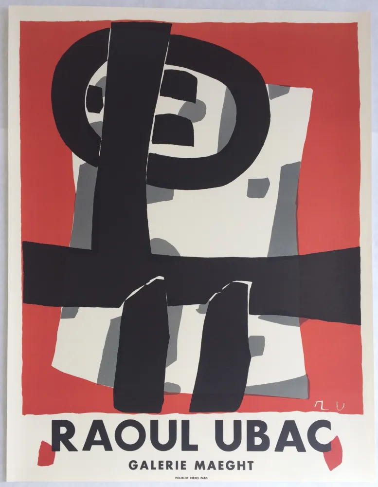 Cartaz Ubac -  Galerie Maeght