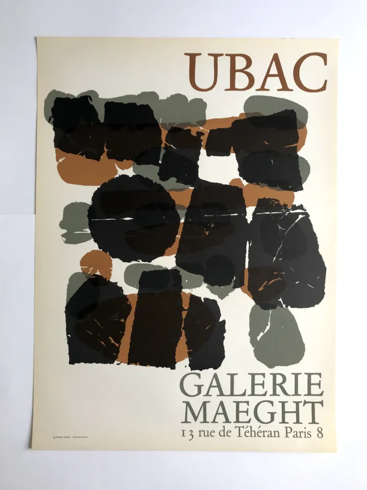 Cartaz Ubac - Galerie Maeght