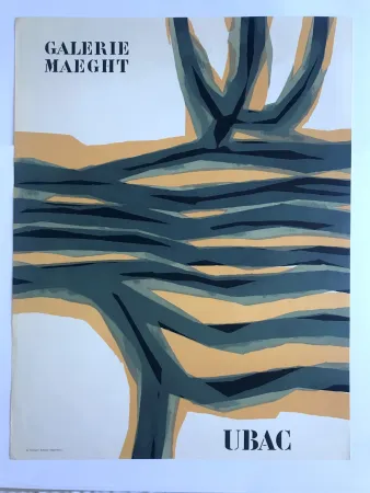Cartaz Ubac - Galerie Maeght
