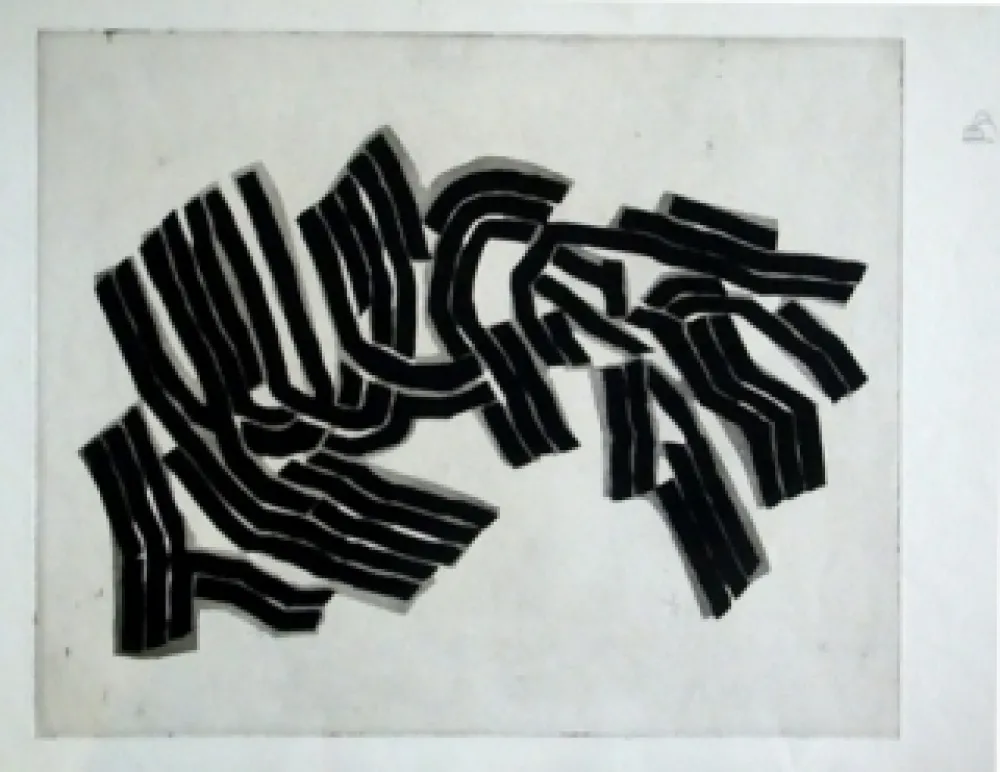 Água-Forte E Água-Tinta Ubac - Le pommier impudique 