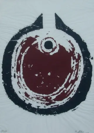 Monotipia Ubac - Le trou de serrure