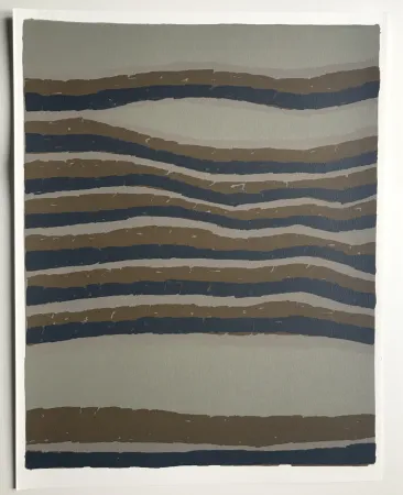 Litografia Ubac - Routes (La terre III)