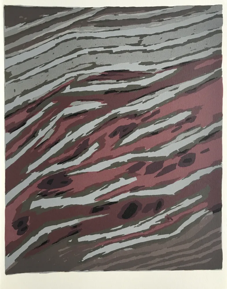 Litografia Ubac - Terrassements (La terre II)