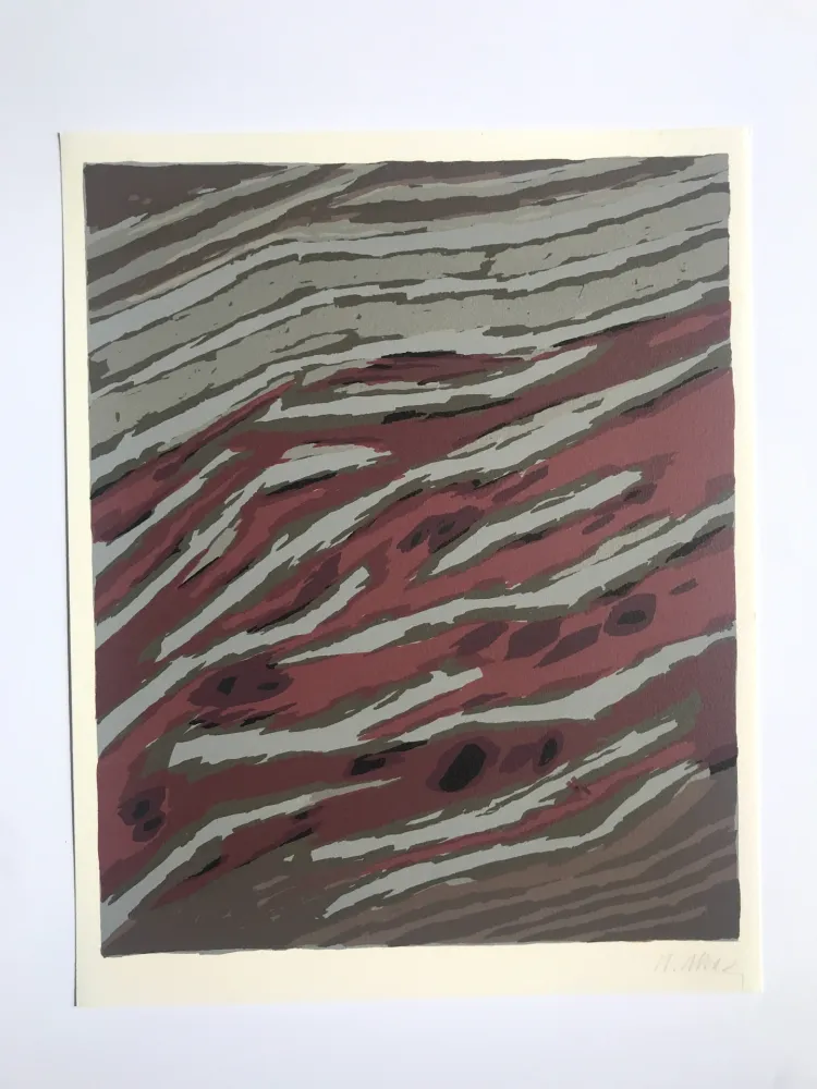 Litografia Ubac - Terrassements (La terre II)