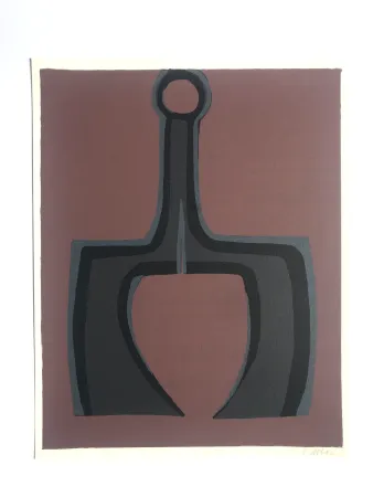 Litografia Ubac - Travailler le sol (la Terre I)