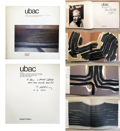 Livro Ilustrado Ubac - UBAC. Monographie dédicacée par l'artiste (Maeght 1970)