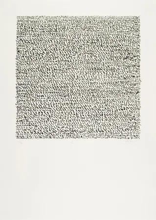 Litografia Uecker - Manuelle Struktuur. No III