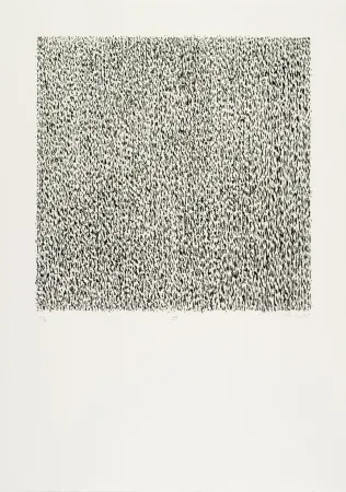 Litografia Uecker - Manuelle Struktuur. No VIII