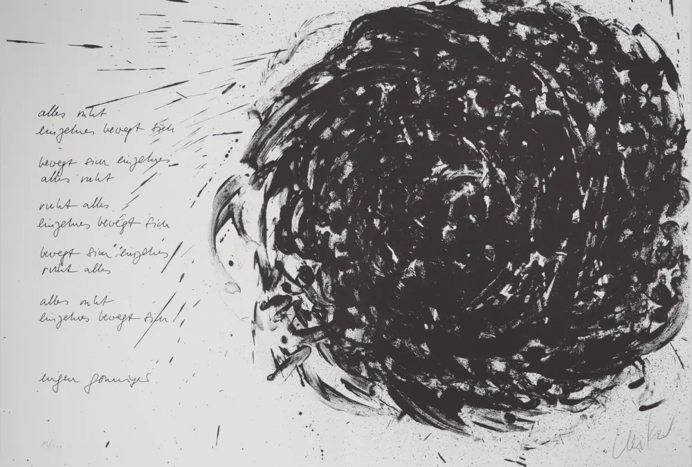 Litografia Uecker - Tourbillon 