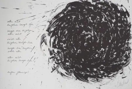 Litografia Uecker - Tourbillon 