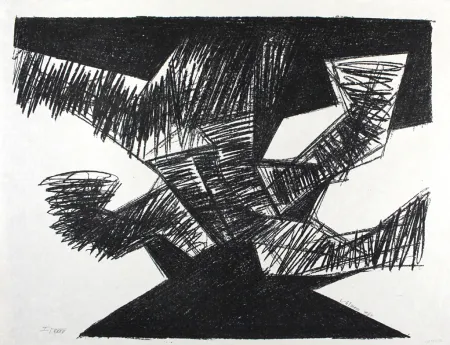 Litografia Uhlmann - Erregt