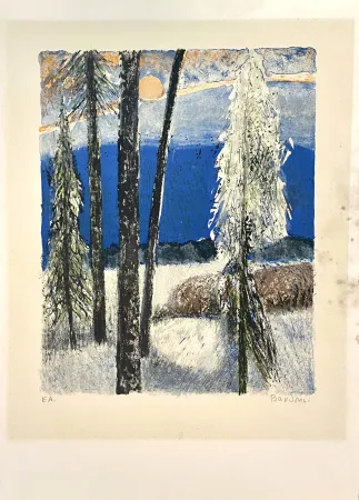 Litografia Unknown - Paysage