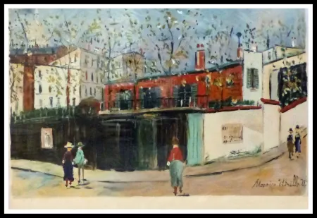 Estêncil Utrillo - PARIS MONTMARTRE - DOUZE CONTEMPORTAINS JACQUES LASSAIGNE