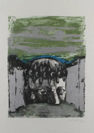 Litografia Vacchi - Selbstbildnis / Self-Portrait