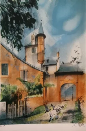 Litografia Valadie - Collonges la Rouge - Limousin