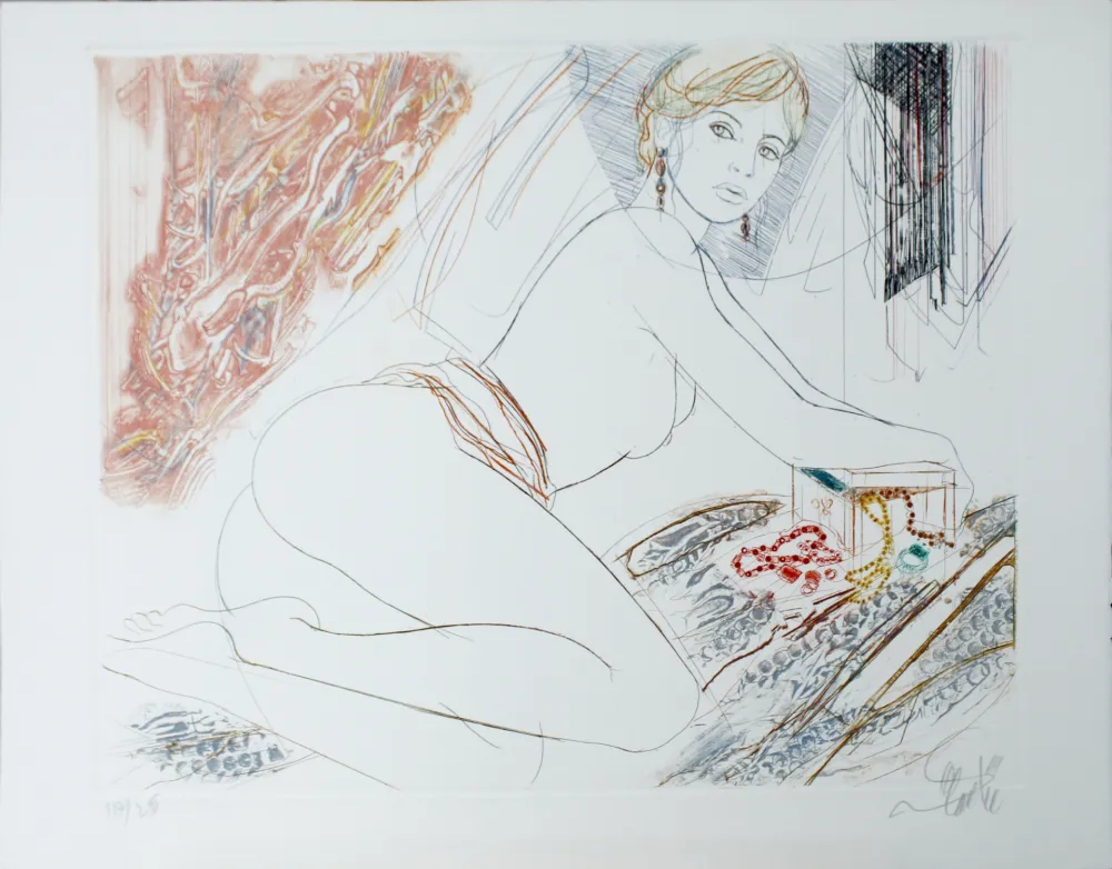 Água-Tinta Valadie - L'Avarice