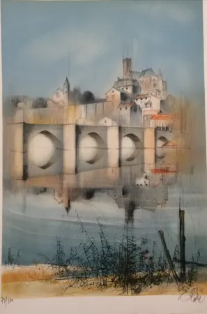 Litografia Valadie - Le Pont de Limoges