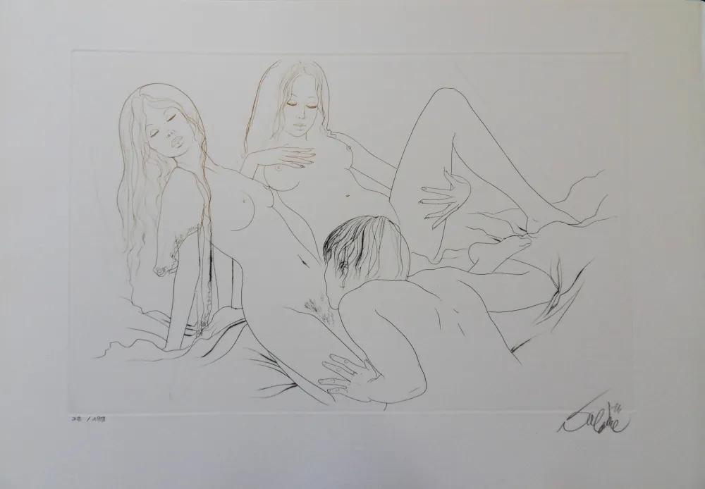 Gravura Valadie - Les jumelles