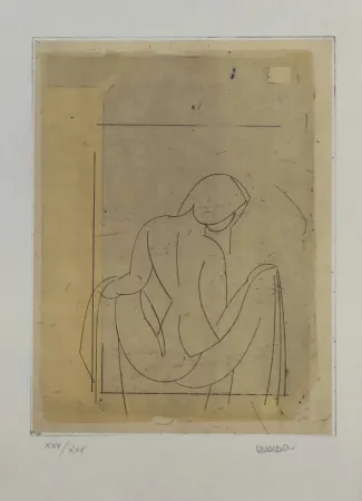 Água-Forte Valdés - Desnudo