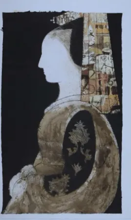 Água-Forte E Água-Tinta Valdés - Retrato de mujer con mantilla