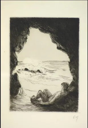 Livro Ilustrado Valery - Le cimetière marin. Orné de sept eaux-fortes originales de l'auteur (Paul Valéry)