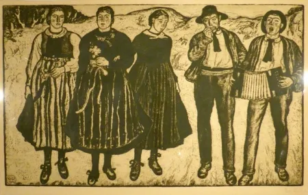 Água-Forte Vallet - Jour de fête / Festtag