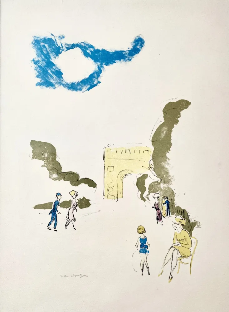 Litografia Van Dongen - Arc de Triomf