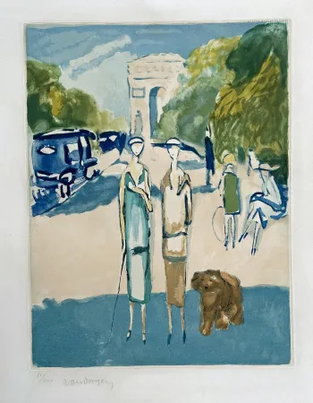Água-Tinta Van Dongen - Avenue du Bois de Boulogne