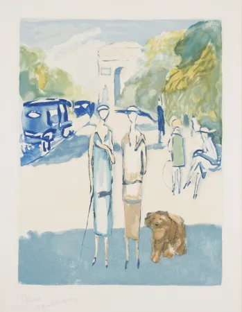 Água-Tinta Van Dongen - Avenue du bois de Boulogne