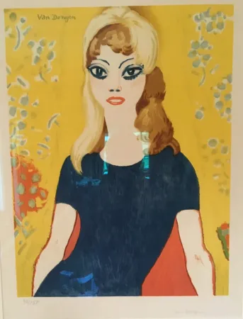 Litografia Van Dongen - Brigitte Bardot